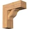 Ekena Millwork Funston Block Smooth Bracket w/ Offset Brace, Western Red Cedar, 7 1/2"W x 20"D x 20"H BKT0806X20X20FST05SWR - alternate 1
